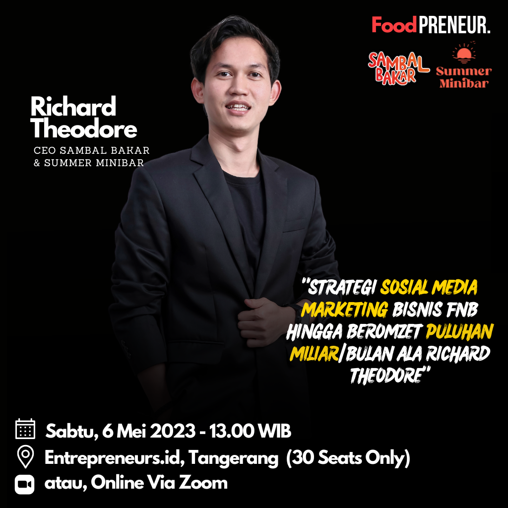 Recording Foodpreneur X Sambal Bakar