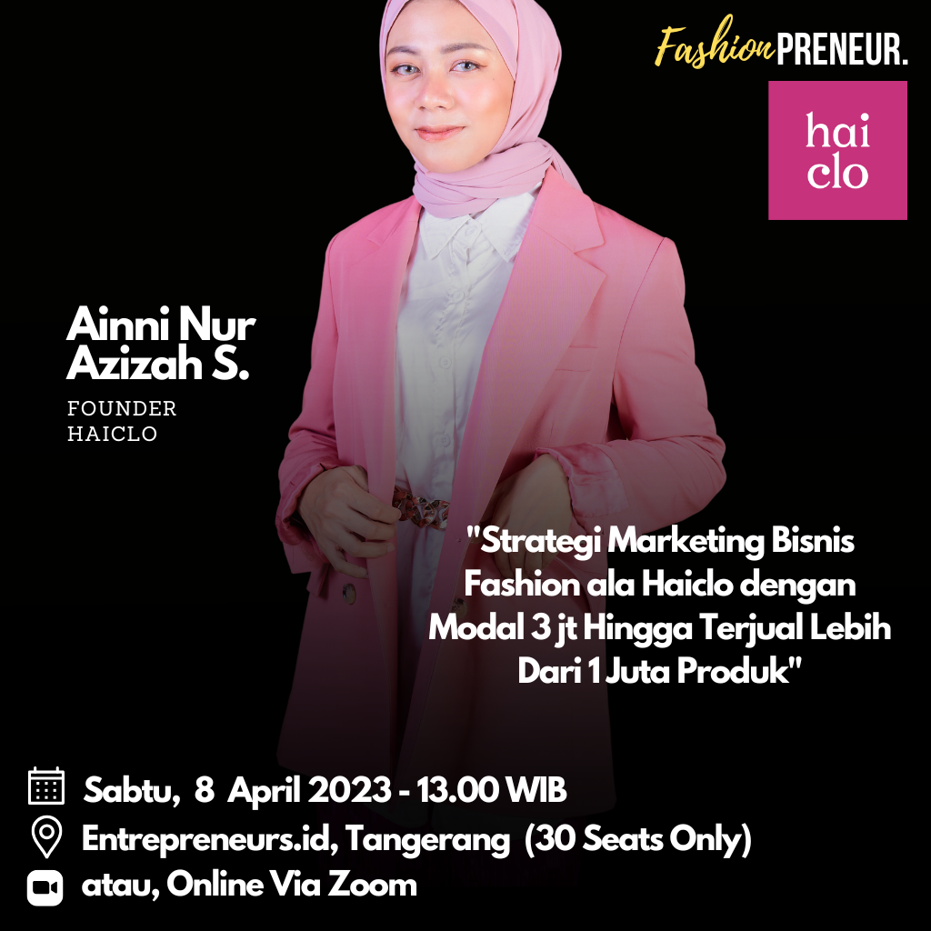 Recording Fashionpreneur X Haiclo
