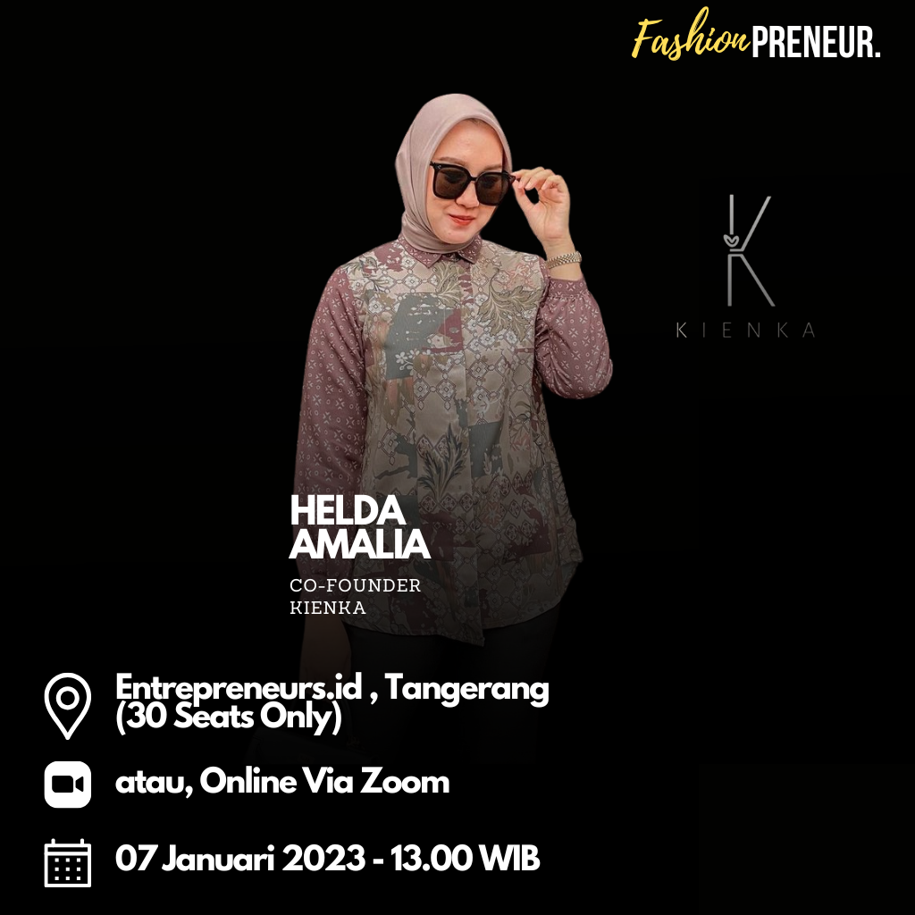 Recording Fashionpreneur X Kienka