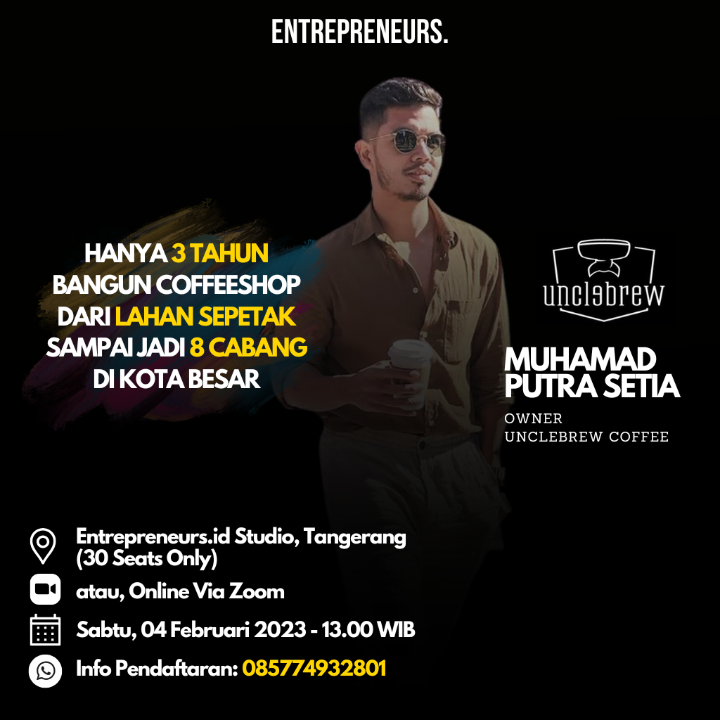 Recording Foodpreneur X Uncle Brew