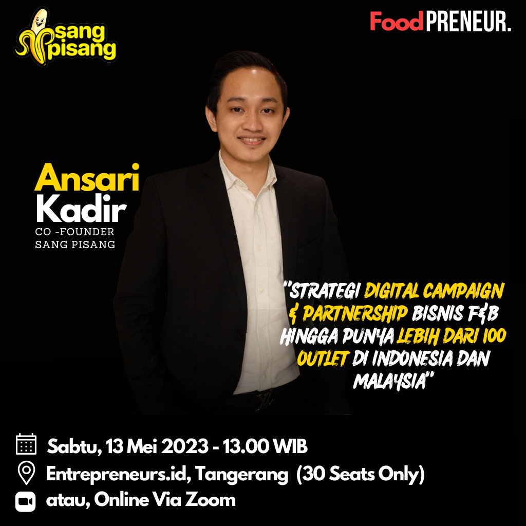 Recording Foodpreneur X Sang Pisang