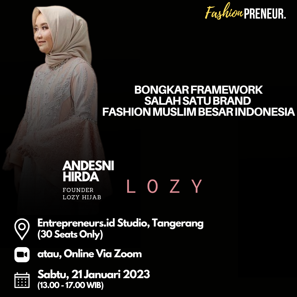 Recording Fashionpreneur X Lozy Hijab