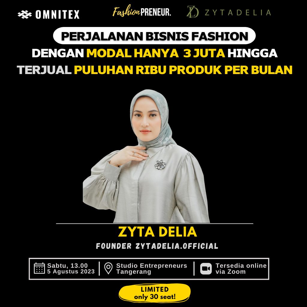 Recording Fashionpreneur X Zyta Delia