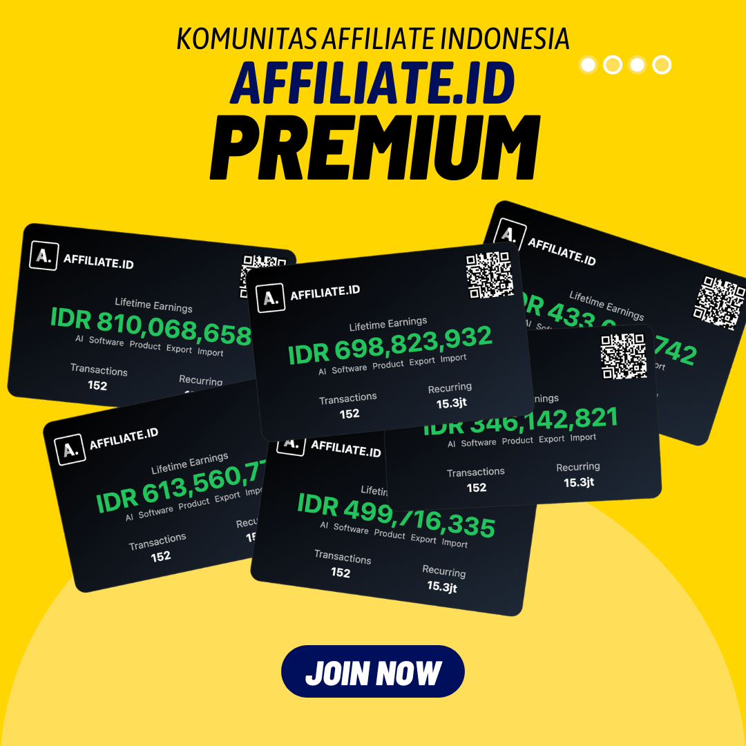 Affiliate Premium Community 3 tahun